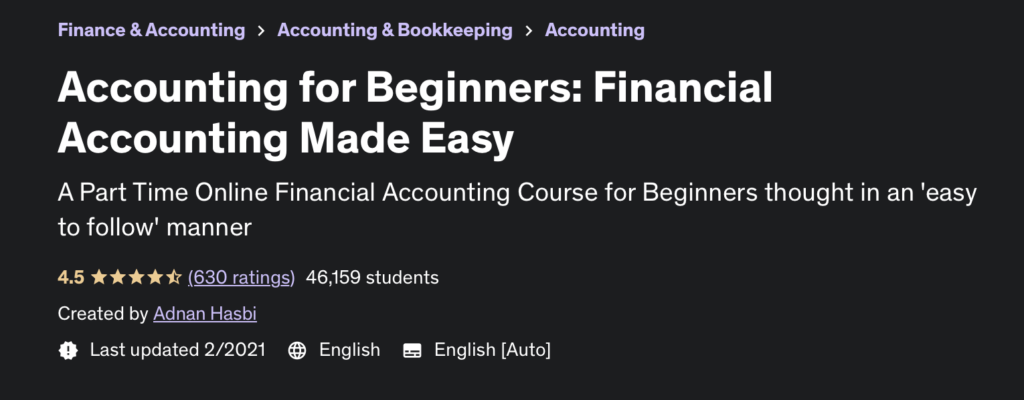Best Courses To Take For Business: Accounting for Beginners: Financial Accounting Made Easy