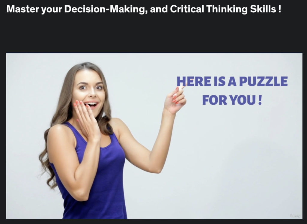 Master your Decision-Making and Critical Thinking Skills