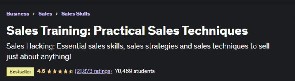 best courses for sales professionals