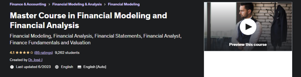 best financial modeling courses