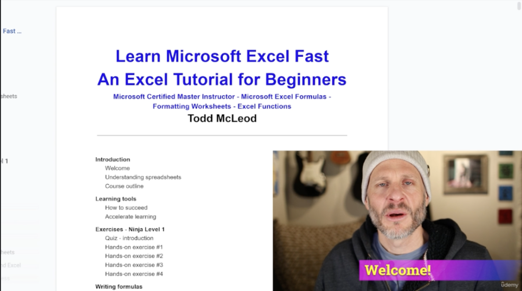 best excel courses and tutorials