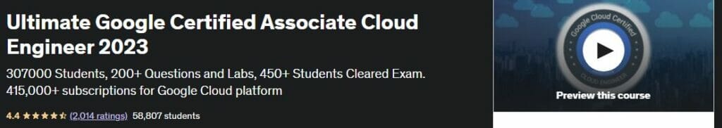 Google Cloud Certified Associate Engineer Certification