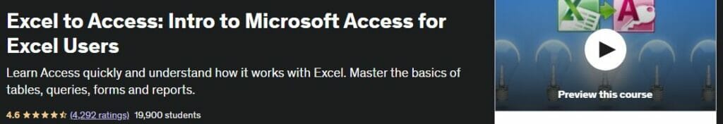 Intro to Microsoft Access for Excel Users