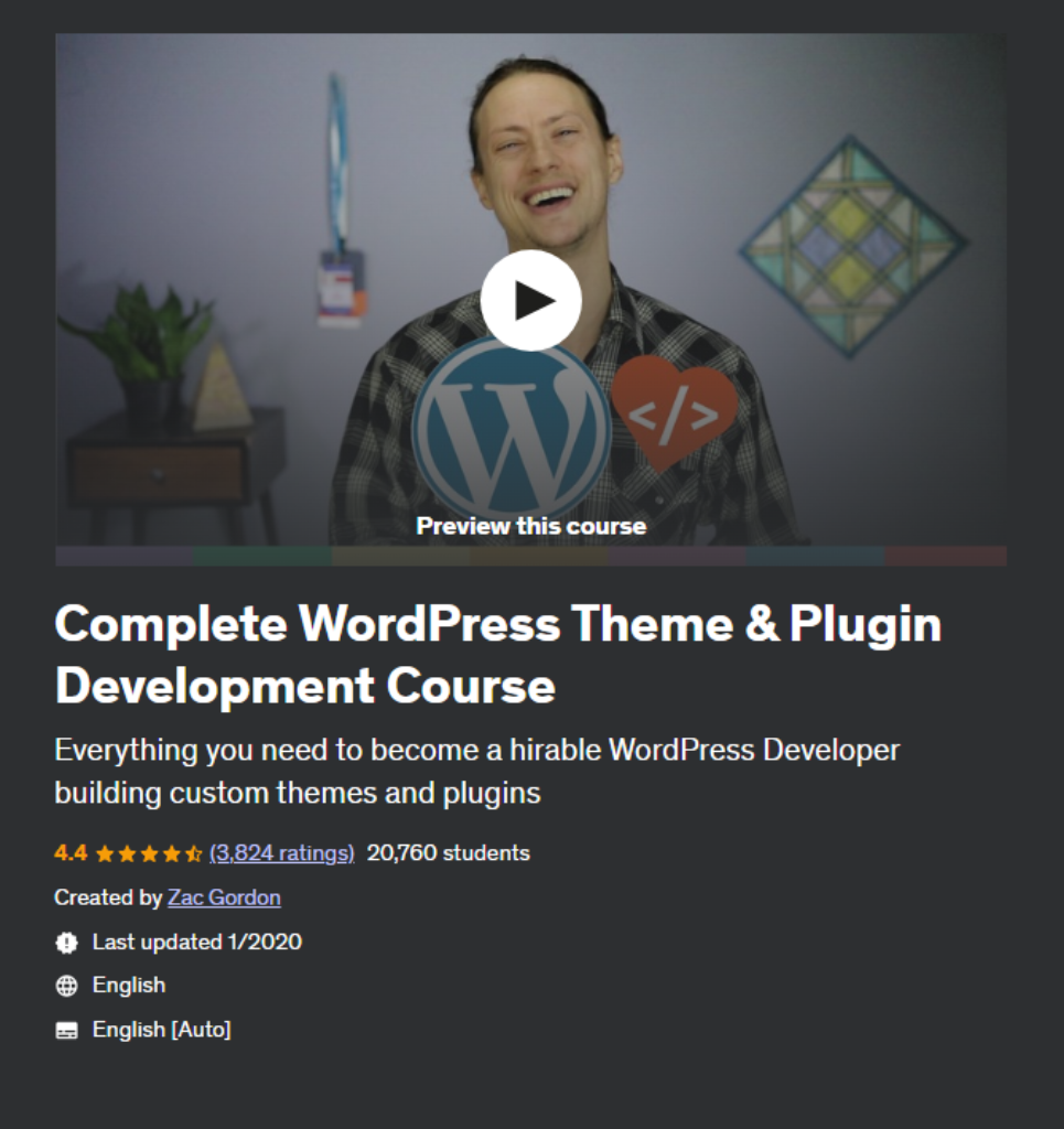best WordPress courses
