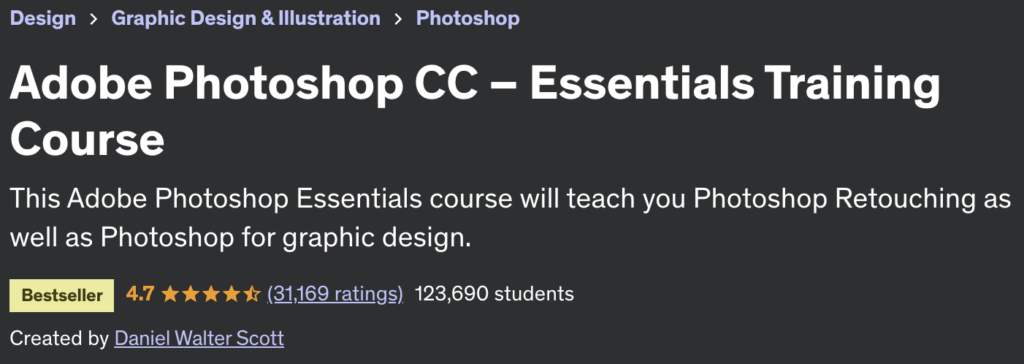 best courses for learning Adobe Photoshop