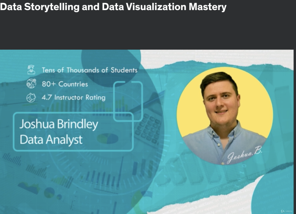 best courses for learning data visualization